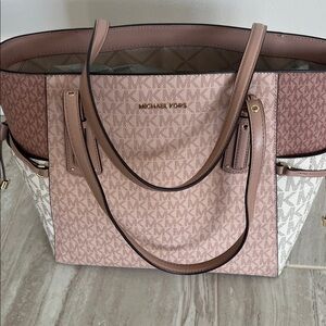 Michael Kors Blush and Cream Tote